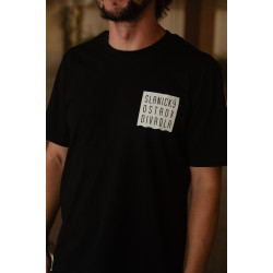 Unisex čierne tričko SOD