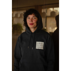 Antracitová Mikina s kapucňou SOD